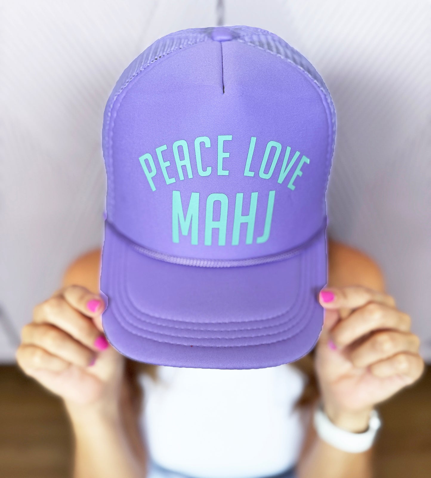 Peace Love Mahj Hat