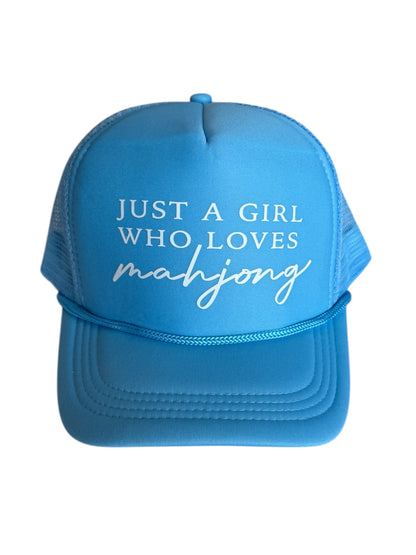 Just A Girl Who Loves Mahjong Hat
