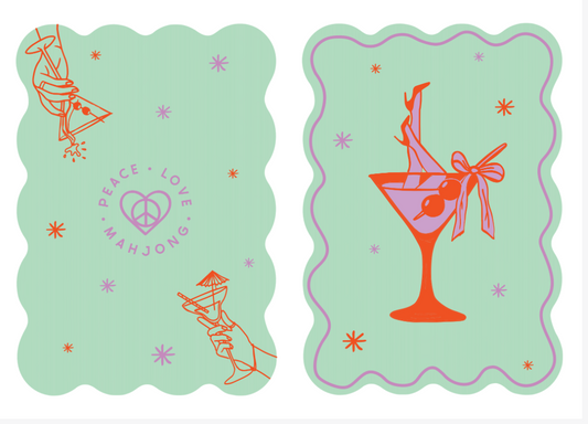 COCKTAIL LADY MAHJONG TILE SHUFFLERS