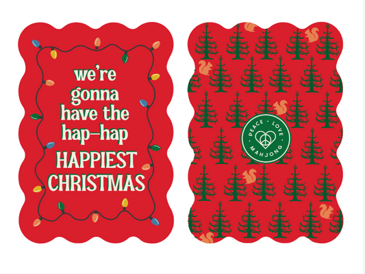 HAP-HAPPIEST CHRISTMAS HOIDAY MAHJONG TILE SHUFFLERS