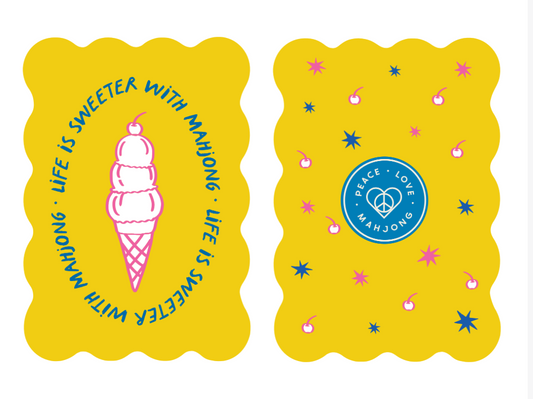 LIFE IS SWEETER MAHJONG TILE SHUFFLERS