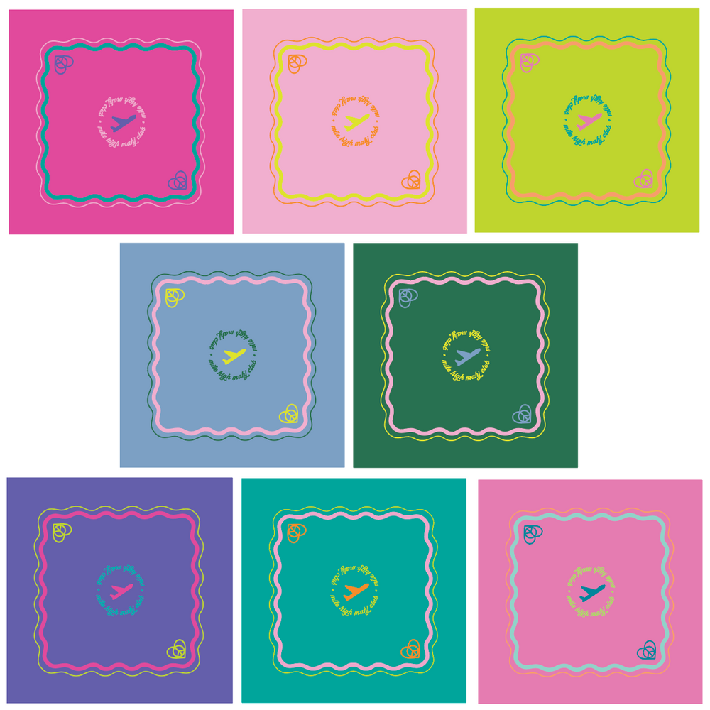 Mile High Mahj Club Travel Mats