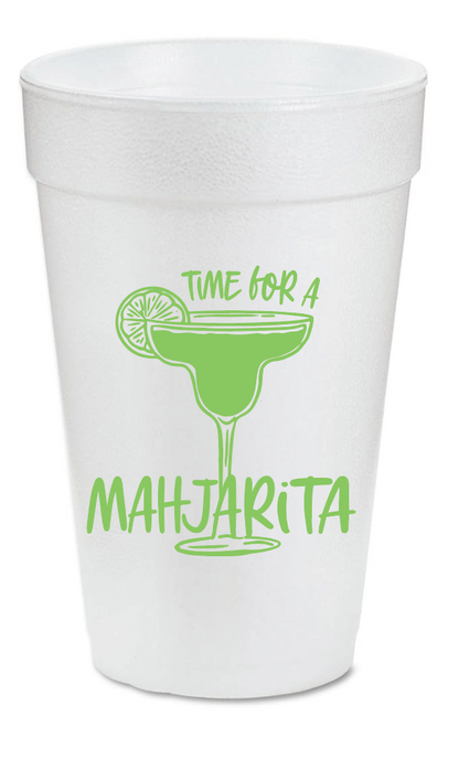 Styrofoam Mahjong Cups - Set of 10