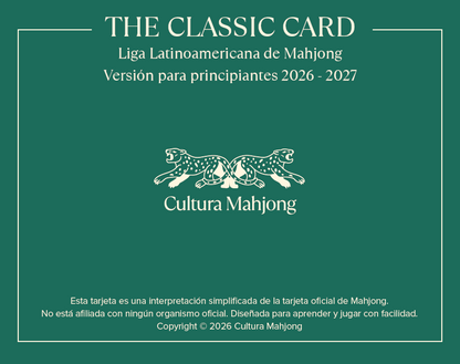 The Classic Card 2026 - Español by Cultura Mahjong