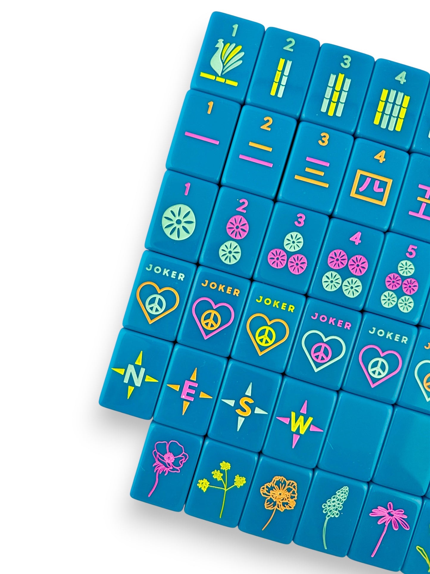OG Mahj Tiles - Totally Teal