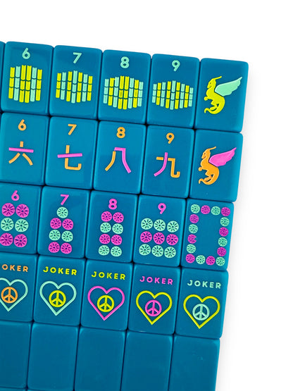 OG Mahj Tiles - Totally Teal