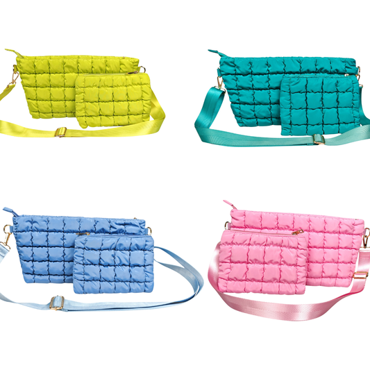 Mile High Mahj Club Crossbody Travel Set Bag & Tile Pouch
