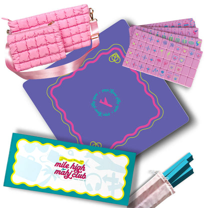 Pretty in Pink - Mile High Mahj Club Travel Tiles Set