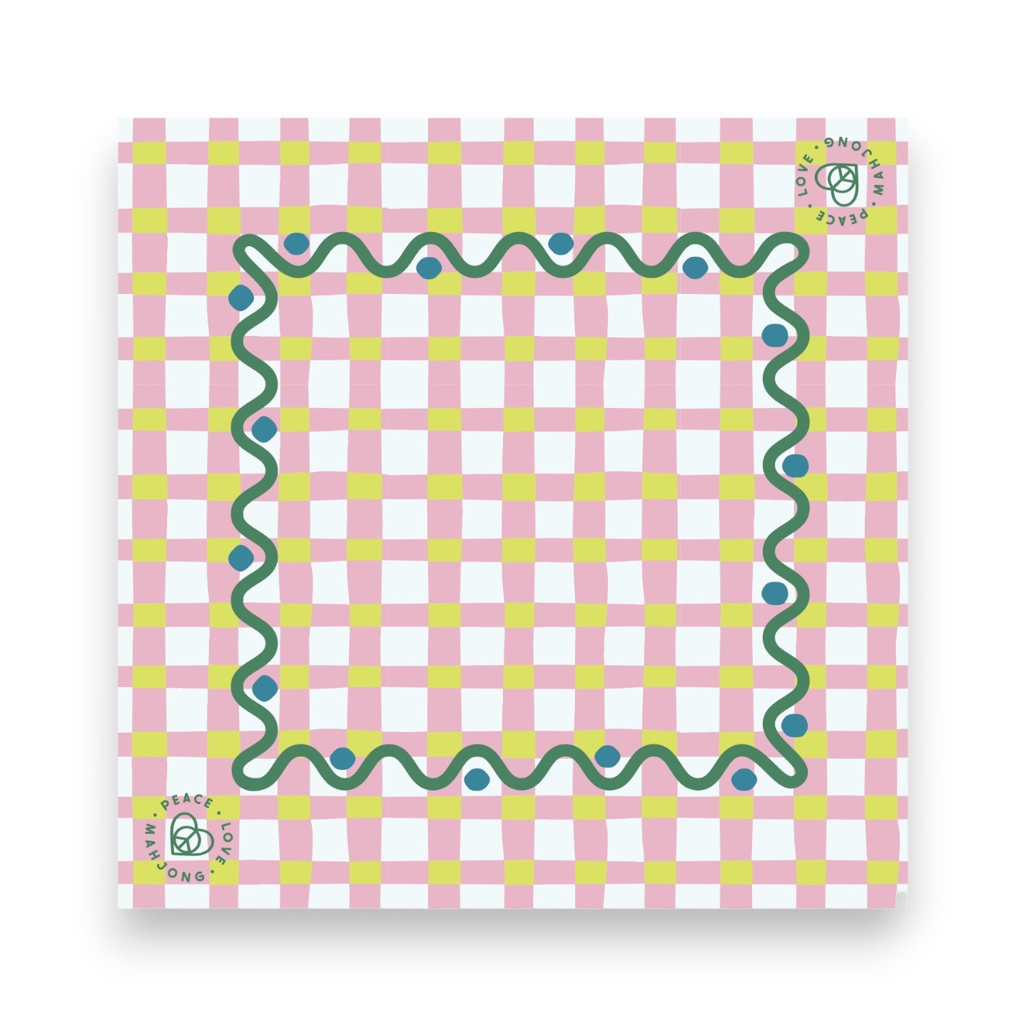 Mahjong Mats - Plaid & Stripes