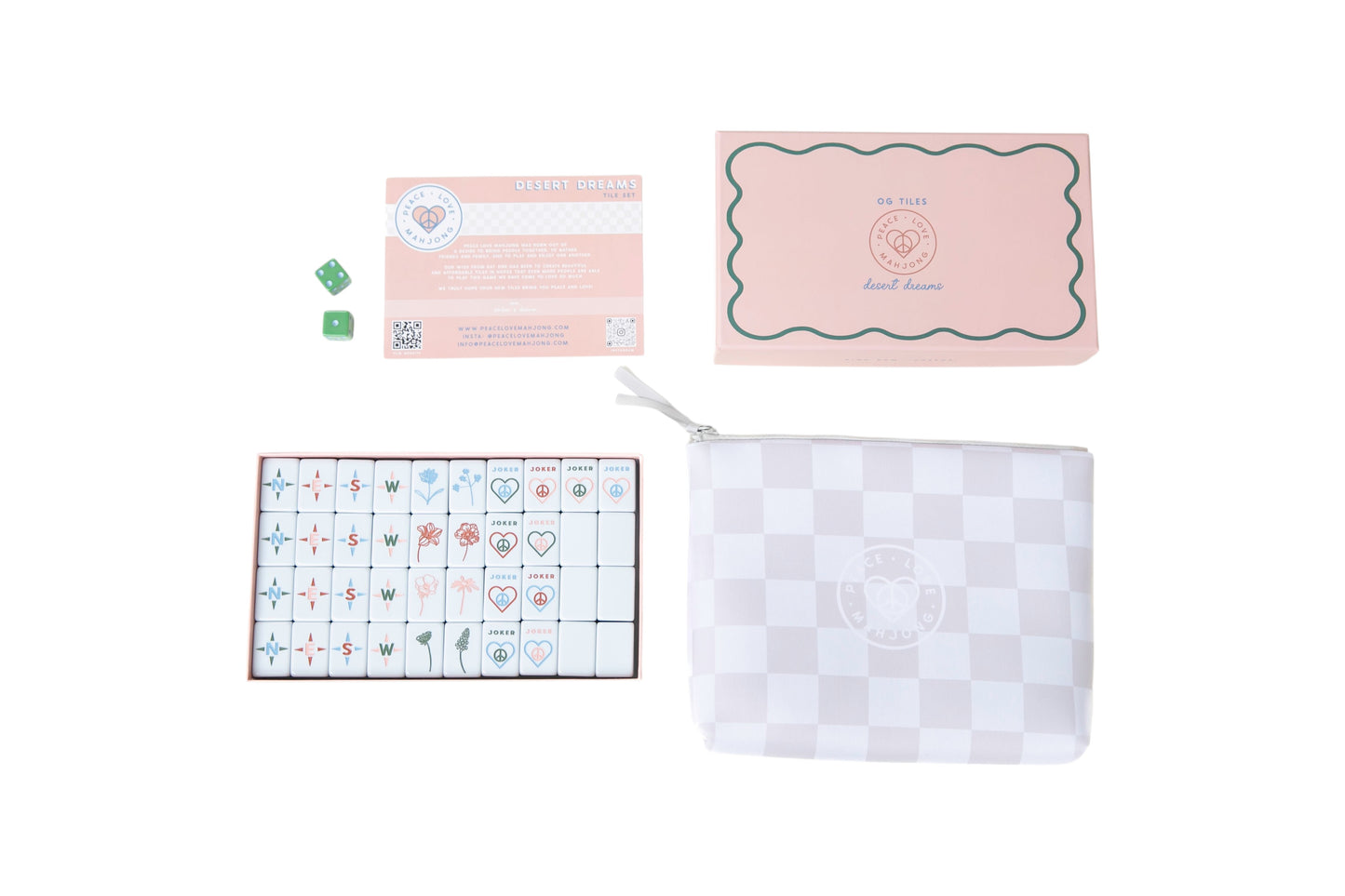 OG Desert Dreams Tiles + Tile Pouch + Dice - Wholesale