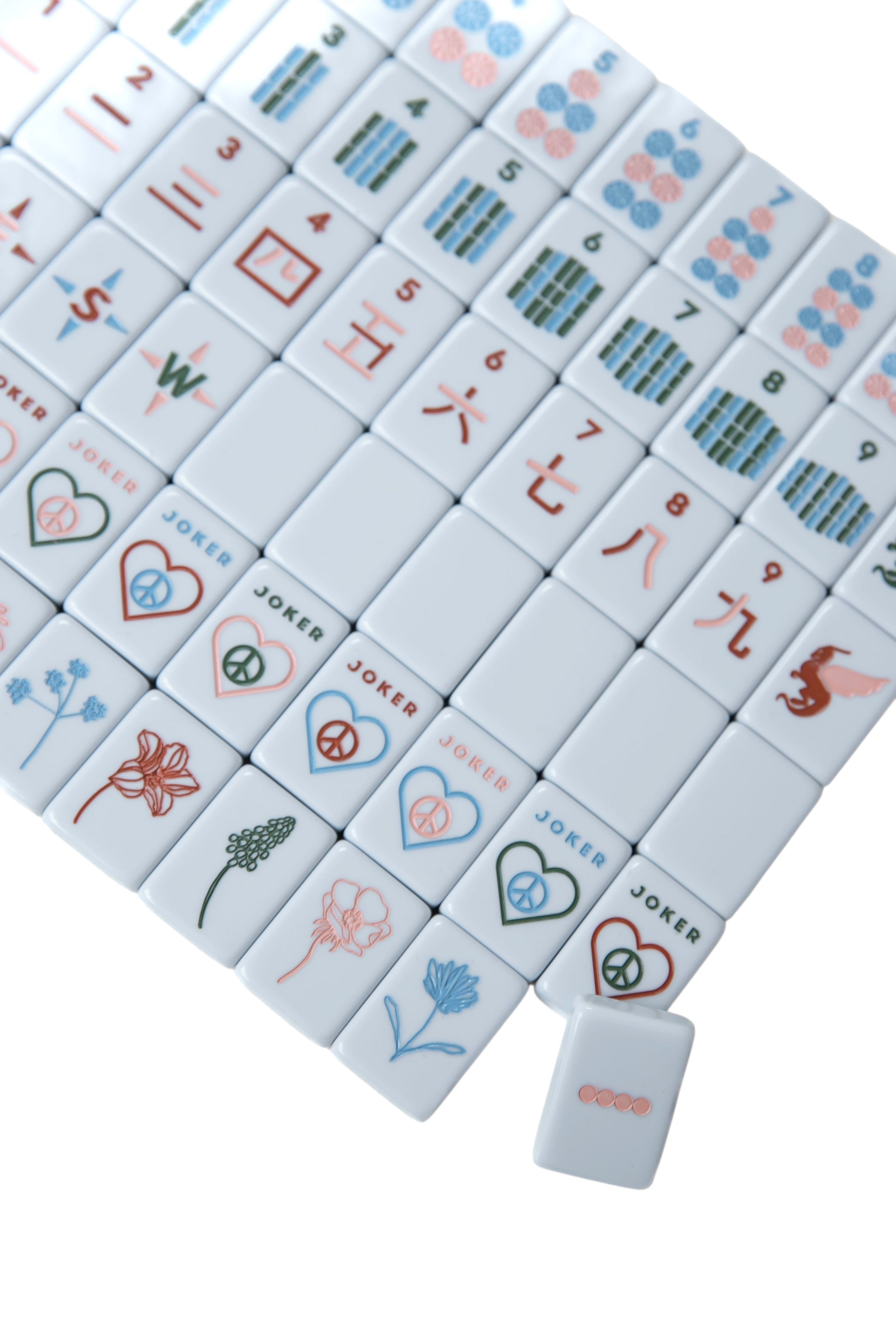 OG Desert Dreams Tiles + Tile Pouch + Dice – Peace Love Mahjong