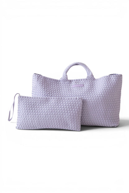 Mahjong Bag - Woven Carryall with Matching Tile Pouch
