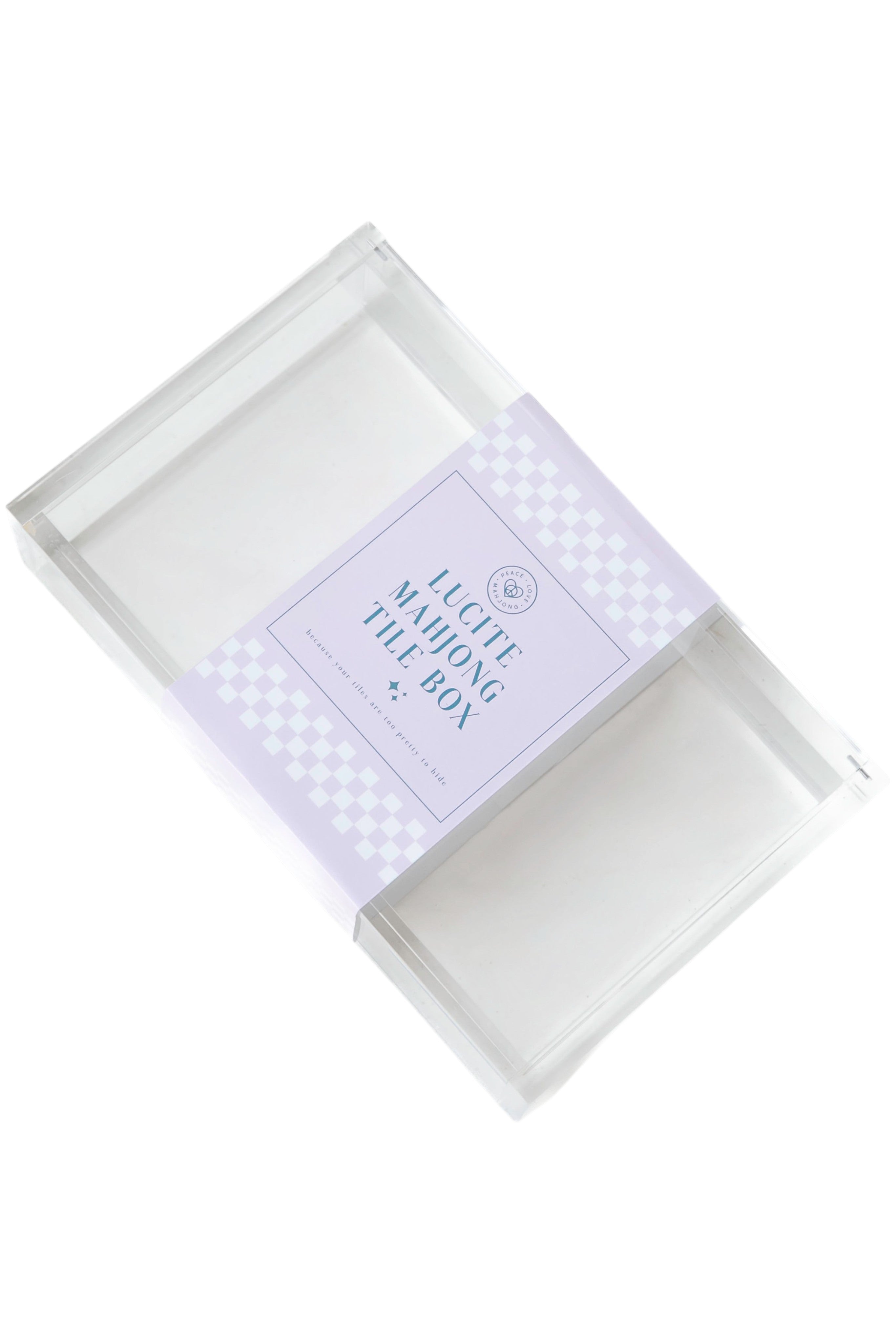 Lucite Mahjong Tile Display Box – Peace Love Mahjong