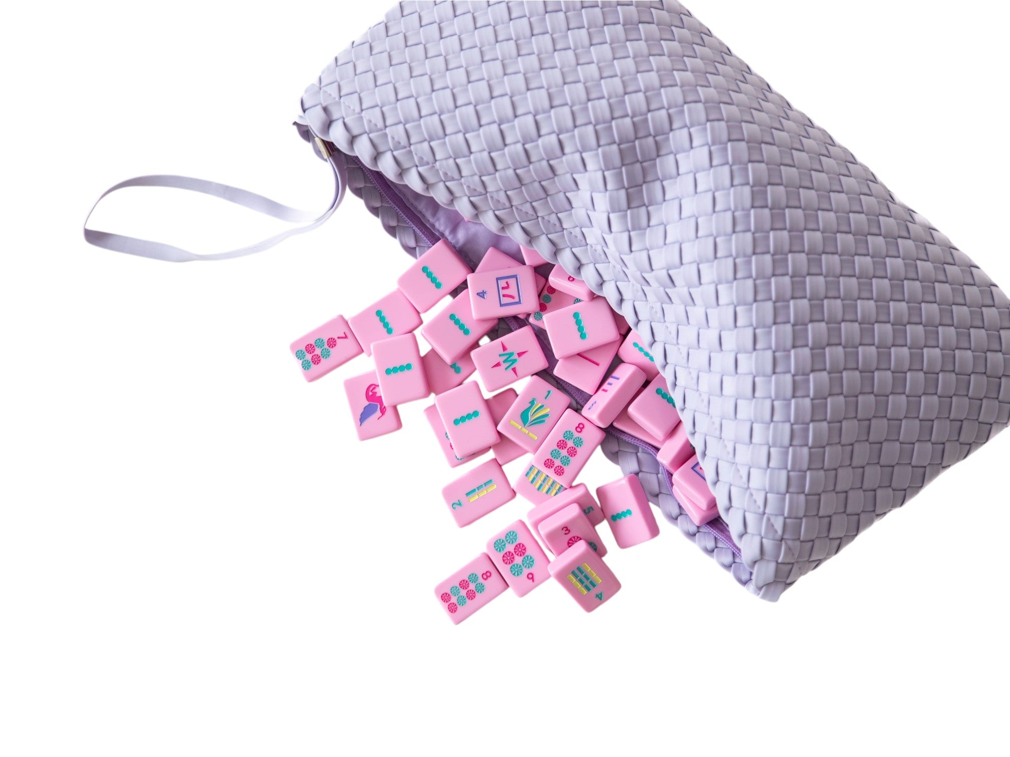 OG Pretty in Pink Mahj Tiles + Tile Pouch – Peace Love Mahjong