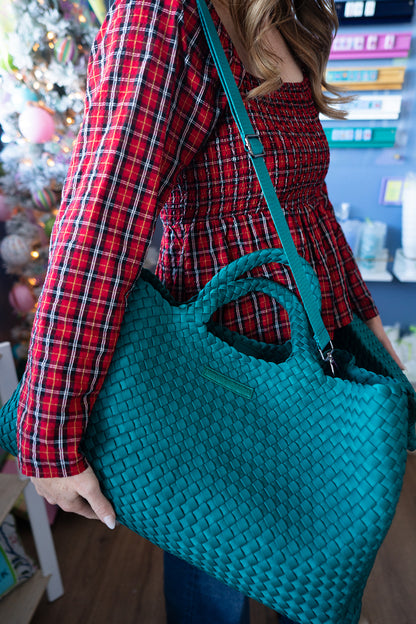 Woven Mahjong Bag Carryall - 12 Colors