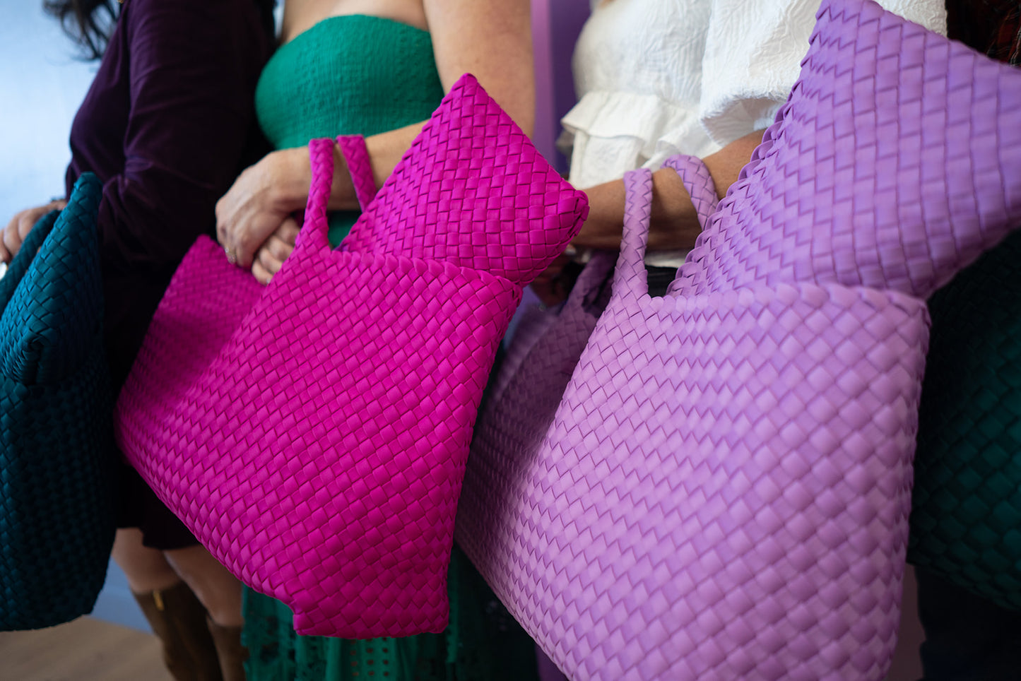 Woven Mahjong Bag Carryall - 12 Colors