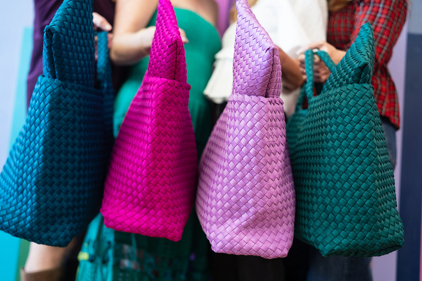 Woven Mahjong Bag Carryall - 12 Colors