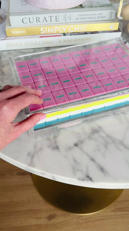 Lucite Mahjong Tile Display Box