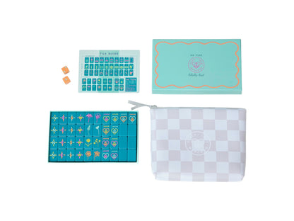 OG Mahj Tiles & Tile Bag - Totally Teal + Dice