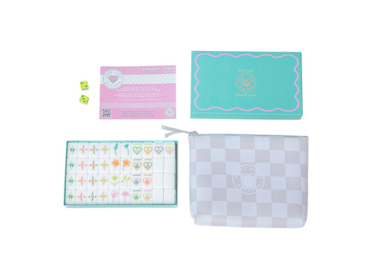 OG Mahj Tiles & Pouch - Vibrant Vibes