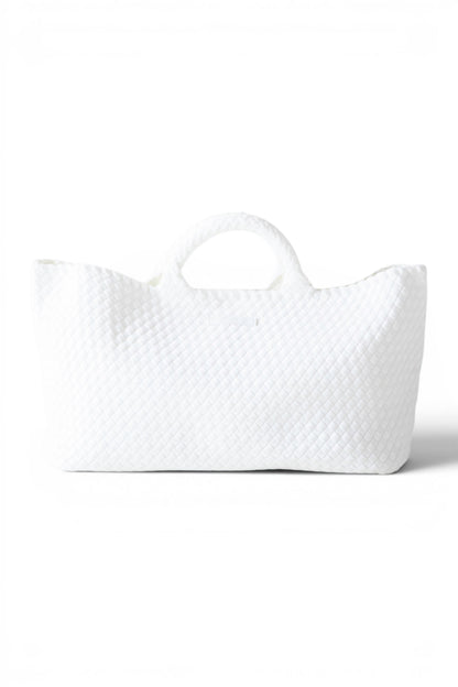 Mahjong Bag - Woven Carryall with Matching Tile Pouch